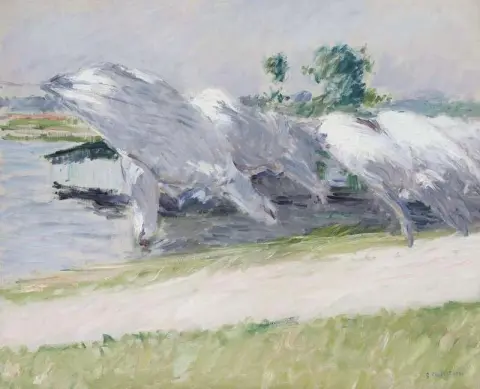 Secagem de Linho Petit Gennevilliers 1888