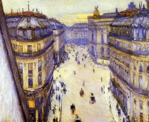 Rue Halevy vista do sexto andar (1878)