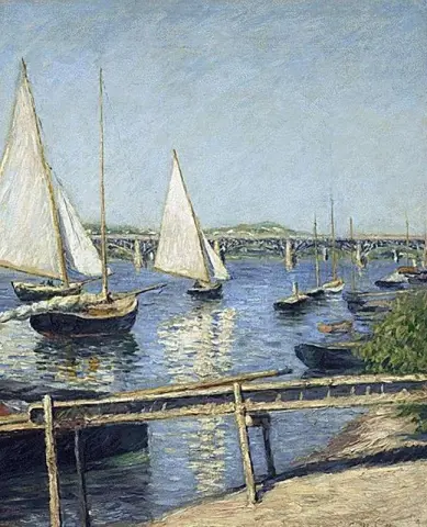 Barcos à vela em Argenteuil