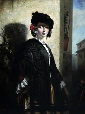 Een Spaanse dame 1855