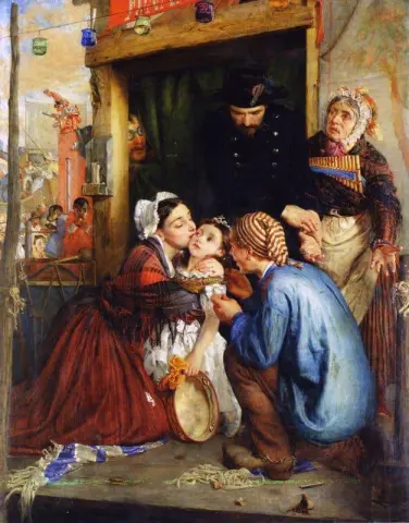 Franse boeren vinden hun gestolen kind, 1859