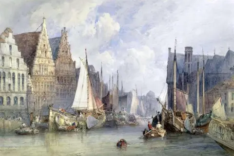 Veduta di Gand 1895