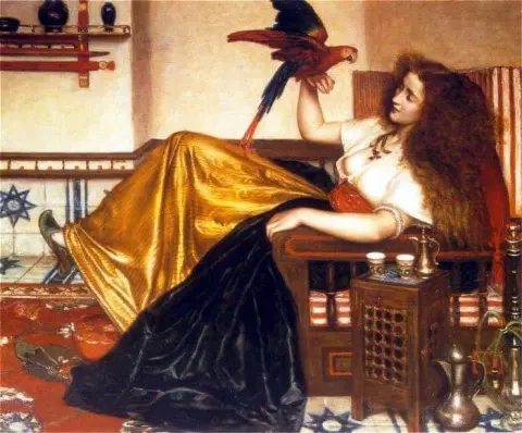 《Tootni-nameh 女士》或《鹦鹉传奇》约 1865 年 1