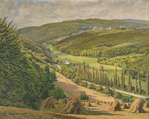 山谷里的干草堆 1925