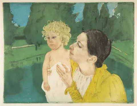У пруда, около 1896 г.