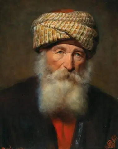 Retrato de un hombre oriental 1867
