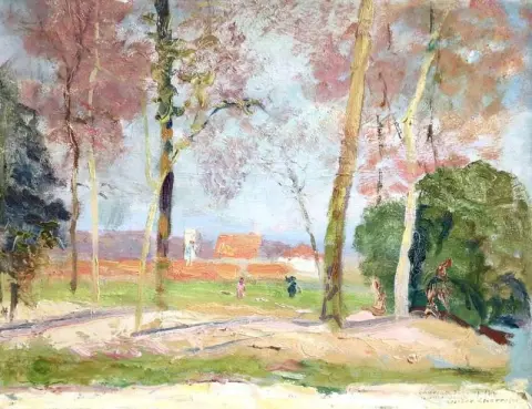 Figuren im Wald, ca. 1920
