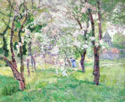 Im Obstgarten 1920