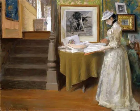 在工作室，约 1892-93