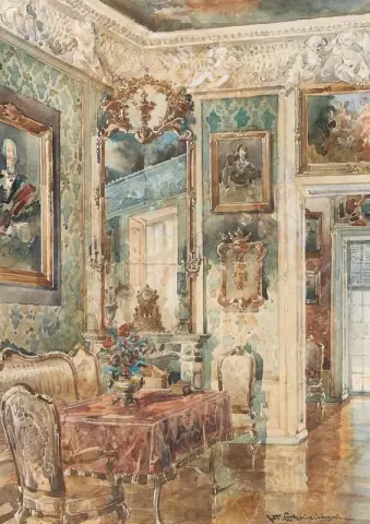 Interieur Im Warschauer Konigsschloss