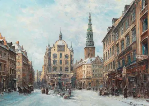 Patroon Van Kopenhagen In De Winter
