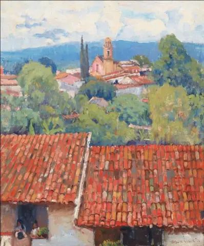 Крыши Куэрнаваки 1923 г.