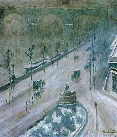寺庙堤岸 1916