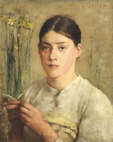 Соломенная плетельница 1883