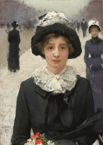 На улице 1880