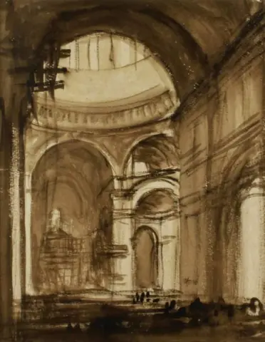 Внутри базилики Святого Петра S. Rome S.d.
