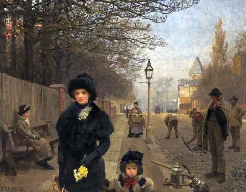 Весеннее утро. Хэверсток-Хилл 1881 г.