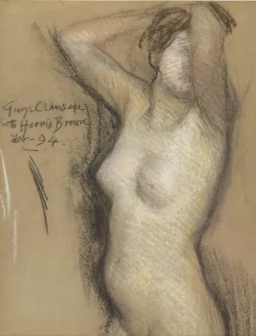 Этюд обнаженной женщины 1894