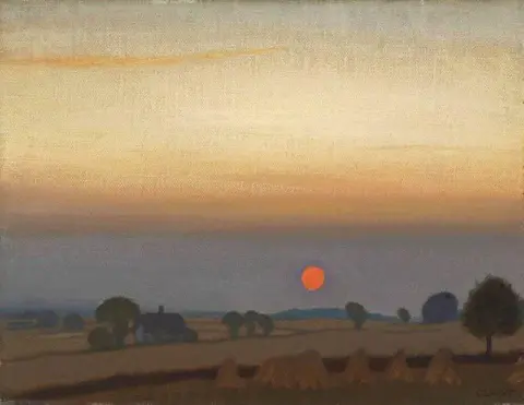 Закат, около 1928 года.