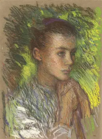 Косарь. Этюд в тени 1904.
