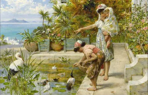 Кормление ибиса 1893 г.