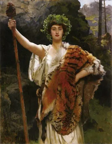 A Sacerdotisa de Baco, final de 1880