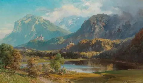 A View Of Neuschwanstein