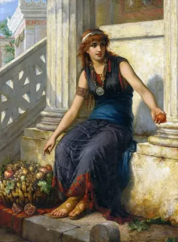 Πωλητής φρούτων στην Πομπηία περ. 1900