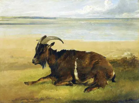 عنزة على الشاطئ 1880