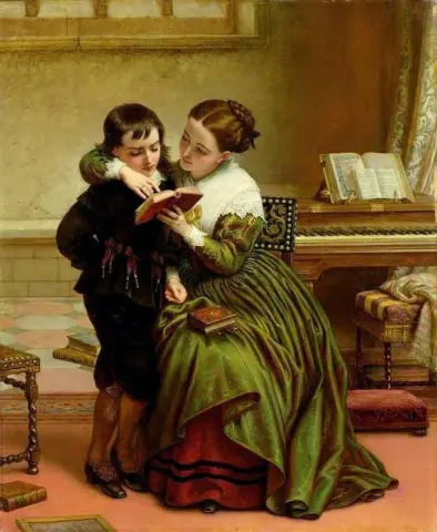 George Herbert And His Mother 1872