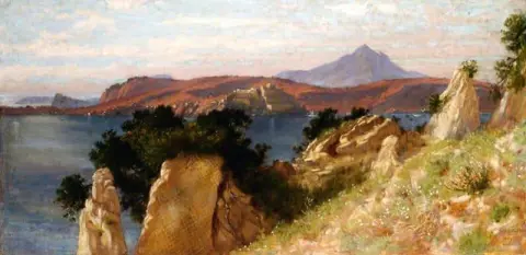 Cicero's Villa en de baai van Baiae 1909