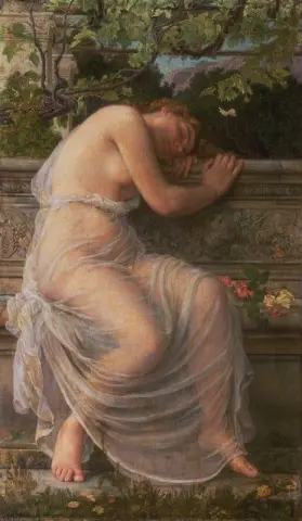 Het slapende meisje 1853