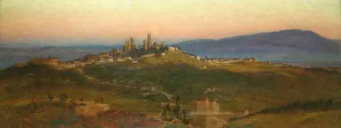 Uitzicht op San Gimignano 1898