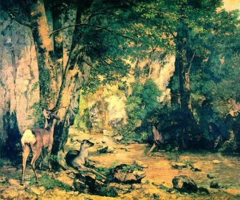 Ruisseau De Plaisir Fontaine 的 Cerfs