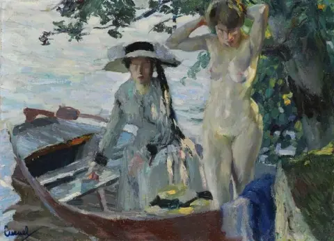Kylpylän jälkeen noin 1911-1912