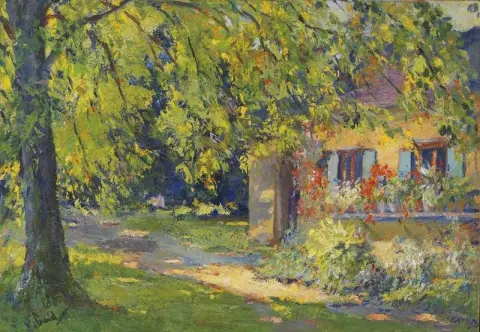 Fruhlingsgarten Starnbergissä noin 1920