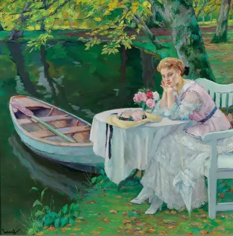 Im Schlosspark noin 1915