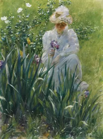 鸢尾花床 1891