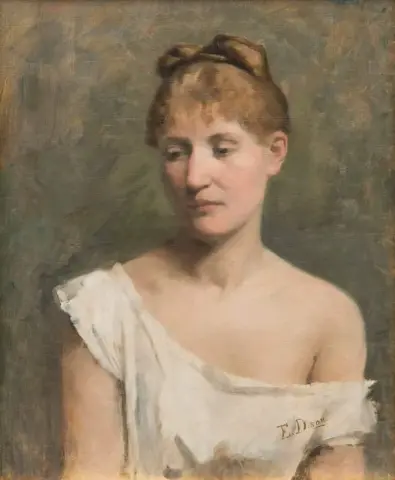 Een portret van een vrouw, 1880