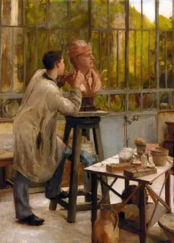 Το Εργαστήριο του Γλύπτη 1887