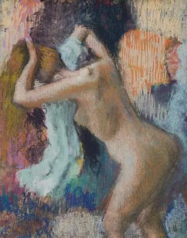 Dopo il bagno Donna che asciuga Ca. 1890-95