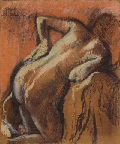 Dopo il bagno Donna che asciuga 1892 circa
