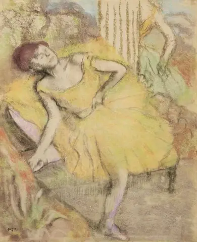 休息中的舞者，约1897-1900