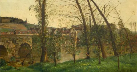 Il ponte di Mantes 1890