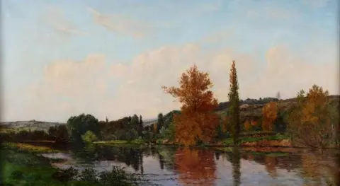 Le rive della Senna vicino a Mantes