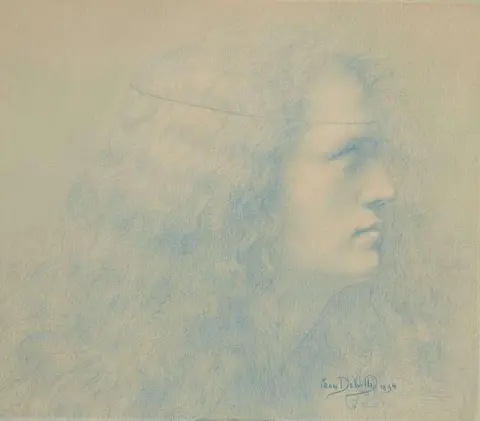 Κεφάλι γυναίκας σε προφίλ ή Πάρσιφαλ 1894