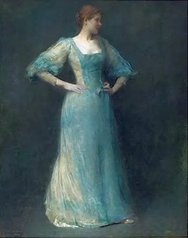 蓝色连衣裙 1892