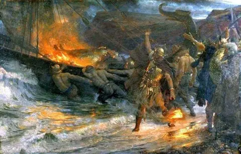 The Funeral Of A Viking 1893