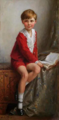 דיוקן של טדי, בנו של הסגן בווֹג אוֹטס 1919