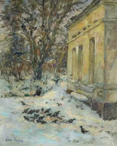雪中鸟儿 1905